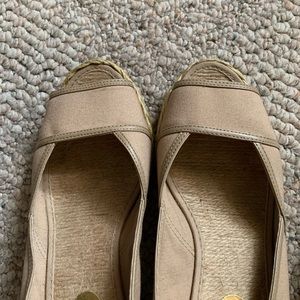 Ralph Lauren wedges, canvas espadrilles
